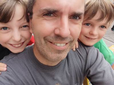 Meine S�hne und ich. 